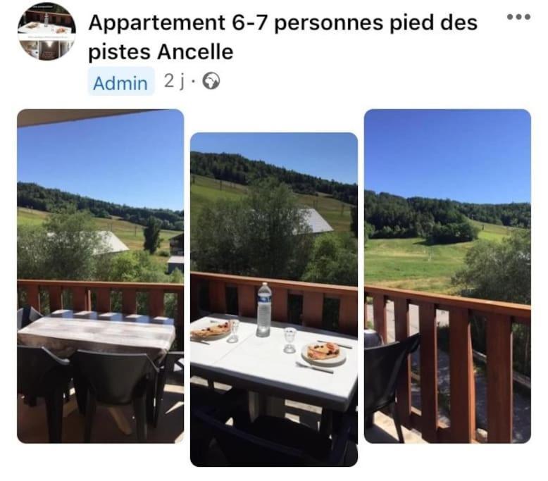 Appart Tres Ensoleille 5-6 Pers Au Pied Des Pistes Ancelle Kültér fotó